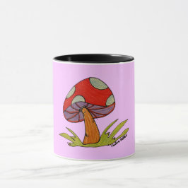 Red Mushroom Coffee Mug Mok