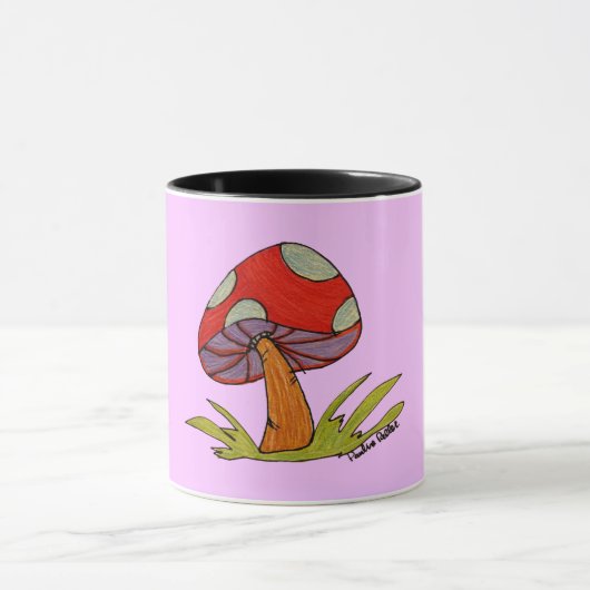 Red Mushroom Coffee Mug Mok (Midden)