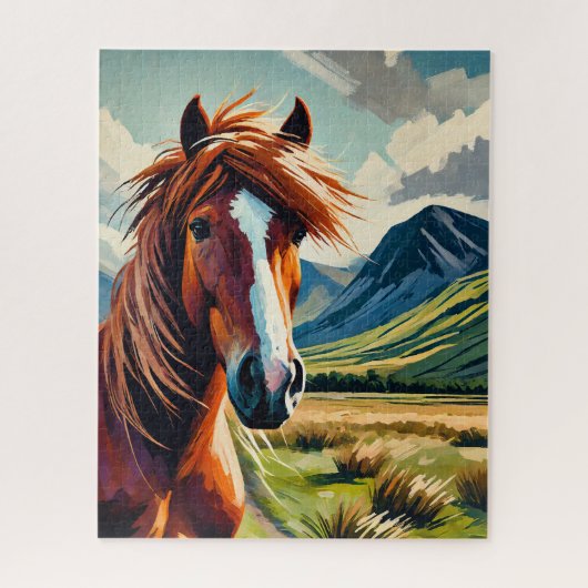 Red Mustang 500 Piece Puzzel (Verticaal)