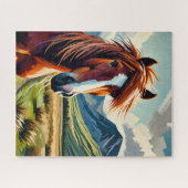 Red Mustang 500 Piece Puzzel (Horizontaal)