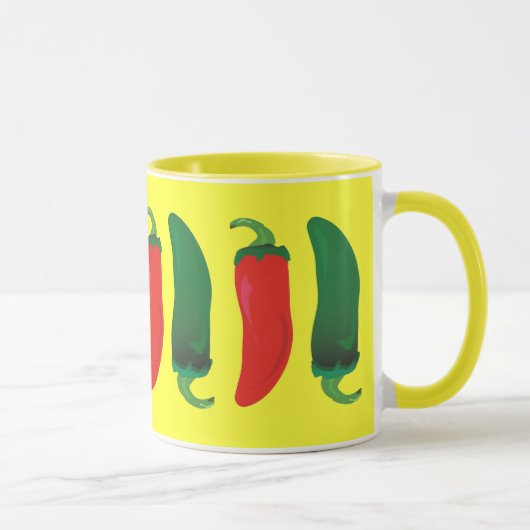 Red N Green Hot Peppers Mok (Rechts)