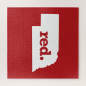 RED NEBRASKA LEGPUZZEL (Horizontaal)