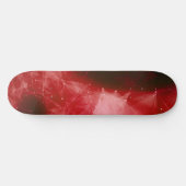 Red Nebula Skateboard | kosmisch ruimteskateboard (Horizontaal)