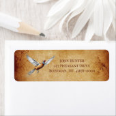 Red-neck Pheasant Return Address Label (Insitu)