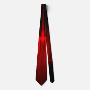 Red Neon Mannen Dress Necktie Stropdas