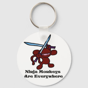 Red Ninja Overhead Sleutelhanger