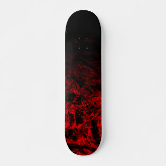 Red Nite black gradient polygon swirl personalize Skateboard