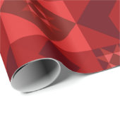 Red Nordic Star Christmas Bright Cadeaupapier (Rol Hoek)