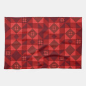 Red Nordic Star Christmas Bright Theedoek (Horizontaal)