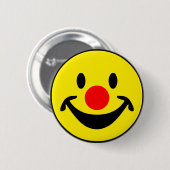 Red Nose - geel + uw ideeën Ronde Button 5,7 Cm (Voorkant /achterkant)