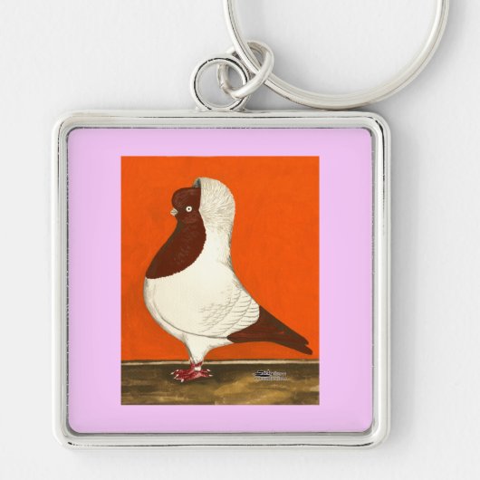 Red Nun Pigeon Sleutelhanger (Voorkant)