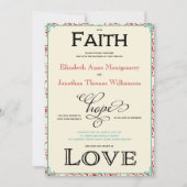 Red Oak verlaat land bruiloft uitnodiging (Voorkant)