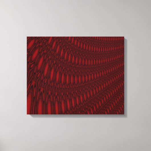 Red Octopus Tentacles Canvas Afdrukken (Voorkant)