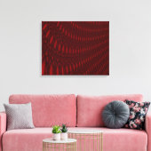 Red Octopus Tentacles Canvas Afdrukken (Insitu (Woonkamer))