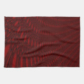 Red Octopus Tentacles Kitchen Towel Theedoek (Horizontaal)