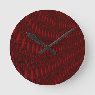 Red Octopus Tentacles Wall klok