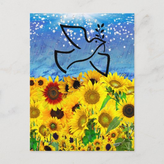 Red Oekraïne! Briefkaart (Voorkant)