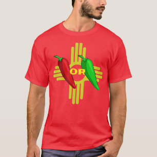 Red of Green Chili Hatch New Mexico Zia 1 T-shirt
