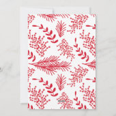 Red Oh What Fun Noël Carte photo (Dos)