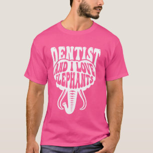Red olifanten Grappige olifant Schattigee olifante T-shirt