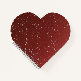 Red Ombre w Grey Specks Notebook – Stylish Journal Notitieboek