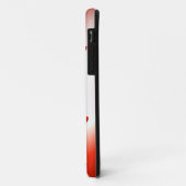 Red on Black Hearts Case-Mate iPhone Case (Achterkant/links)