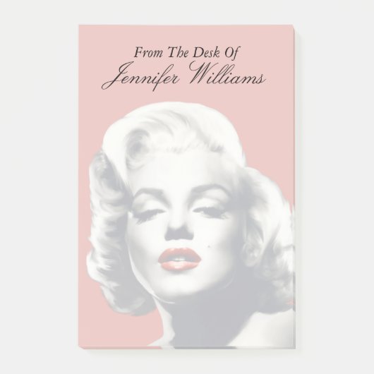 Red on Red Lips Marilyn Post-it® Notes (Voorkant)