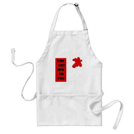 Red on you Apron Standaard Schort (Voorkant)