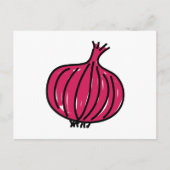 Red Onion Briefkaart (Voorkant)