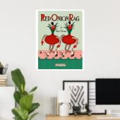 Red Onion Rag Poster (Thuiskantoor)
