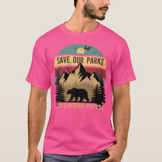 Red onze Amerikaanse nationale parken Wandelen en  T-shirt