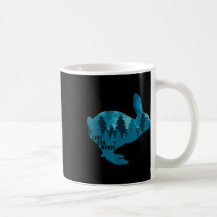 Red onze Bossen Environmental Protection Rabbit Na Koffiemok