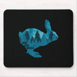 Red onze Bossen Environmental Protection Rabbit Na Muismat