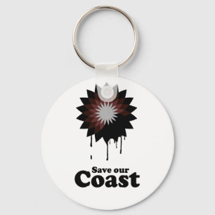 RED ONZE KUST SLEUTELHANGER