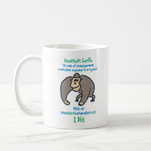 Red onze Mountain Gorilla Koffiemok