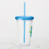 Red onze planeet acryl drinkbeker (Rechts)