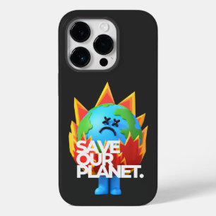 Red onze planeet Case-Mate iPhone 14 pro hoesje