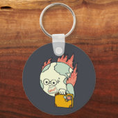 Red onze planeet - dag van de Aarde Sleutelhanger (Achterkant)