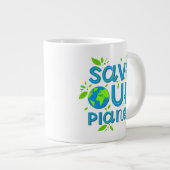 Red onze planeet extra grote beker (Voorkant rechts)