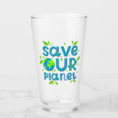 Red onze planeet glas (Voorkant)