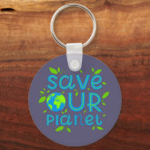 Red onze planeet sleutelhanger (Voorkant)