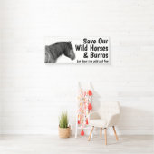Red onze wilde paarden 2,5 x 6 spandoek (Insitu)