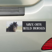 Red onze wilde paarden Jetstream Bumpersticker (Op auto)