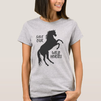Red onze wilde paarden t-shirt