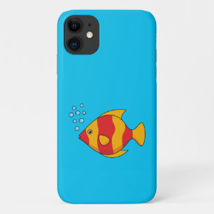Red Orange Tropical Fish iPhone 11 Hoesje