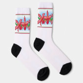 Red Orchid Sokken (Rechts)