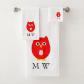 Red Owl Design Monogrammed (En situation)