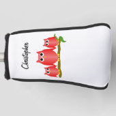 Red Owls Design Personalised Golfheadcover (Voorkant)