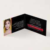 Red Paint Roller, Schilder & Decorator Foto Visitekaartjes (Binnen)