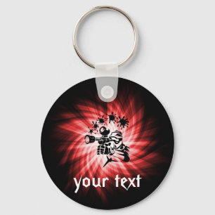 Red Paintball Sleutelhanger